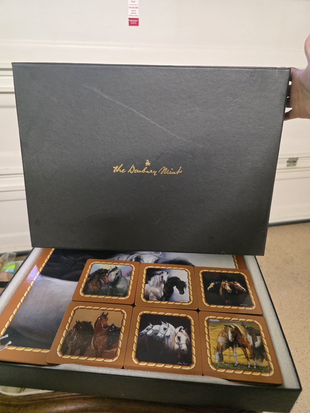 The Danbury Mint Horse Collector Coasters And Placemats - Horse Art